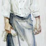 Cook | Acrylic on wooden panel | 60x120 cm