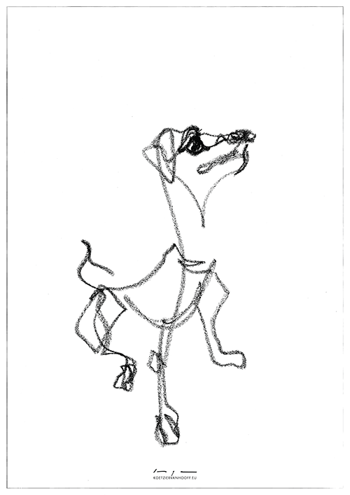 Dog drawing 02| original and print available