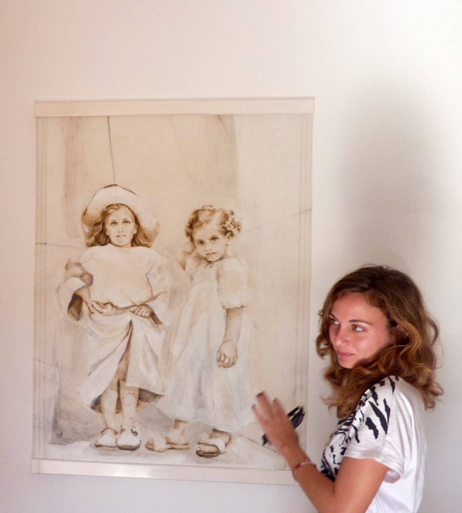 Maria with Painting