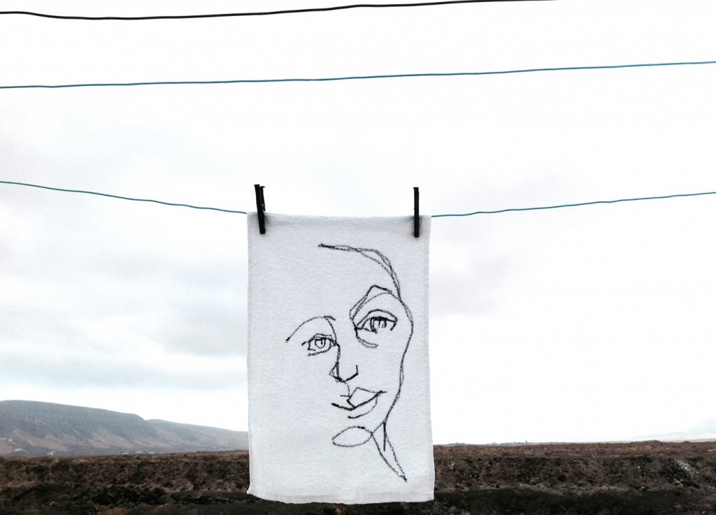 Stiched drawing