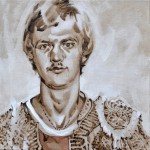 Young Louis van Gaal as Torero | Acrylic on linnen canvas| 70x80 cm