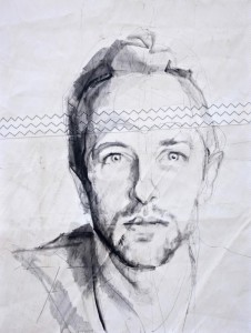 Chris Martin|Acrylic on sailcloth | 50x70 cm