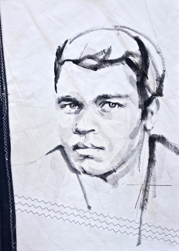 Mohammed Ali|Acrylic on sailcloth | 50x70 cm