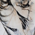 Fishermen Double sided 02b | Acrylic on sailcloth | 90x187 cm