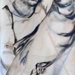 Fishermen Double sided 02a | Acrylic on sailcloth | 90x187 cm