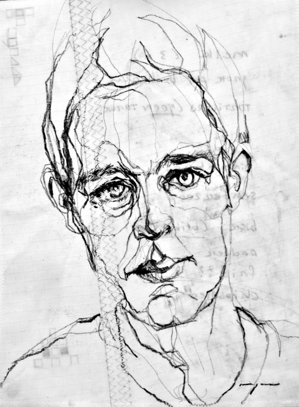 Portrait Pencil on Sail