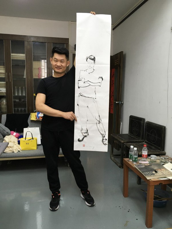 Working at the Foshan Art Institute China 2018