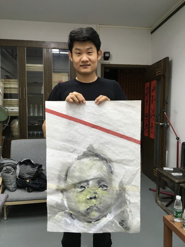 Working at the Foshan Art Institute China 2018
