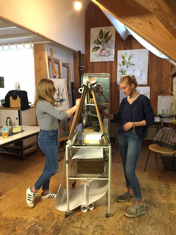 Tekenles voor scholieren Drawing class for teenagers