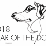 2018 YEAR OF THE DOG calendar | digital drawing | prints available