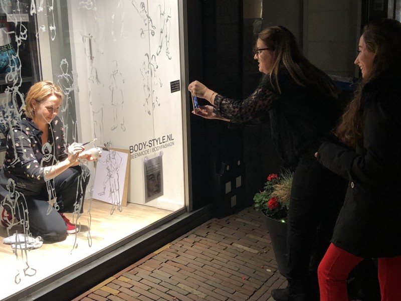 Event Window Painting | Raam Schilderen | Inge Koetzier van Hooff