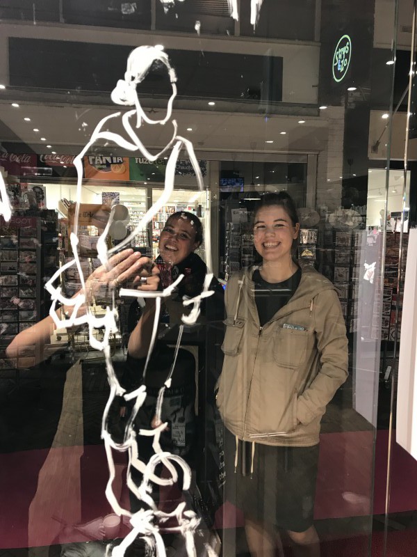 Event Window Painting | Raam Schilderen | Inge Koetzier van Hooff