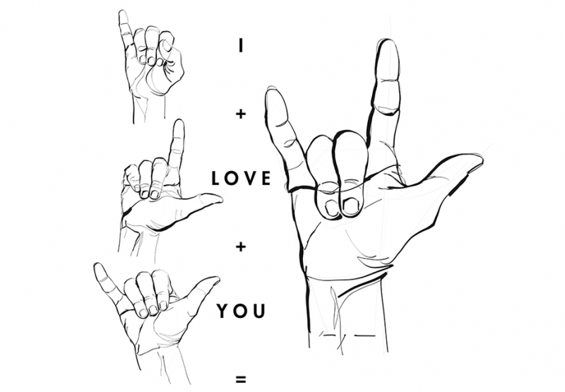 Love Amor Liefde Sign Language Hands