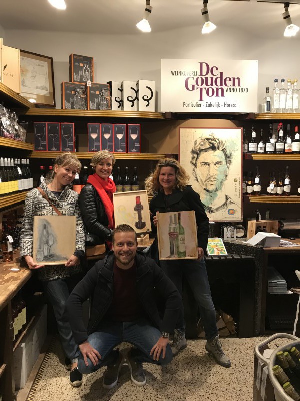 Wijn - Schilderen - Workshop - Wine - Art