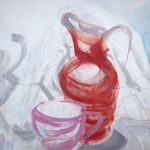 Artwork | Red Vase Pink Cup