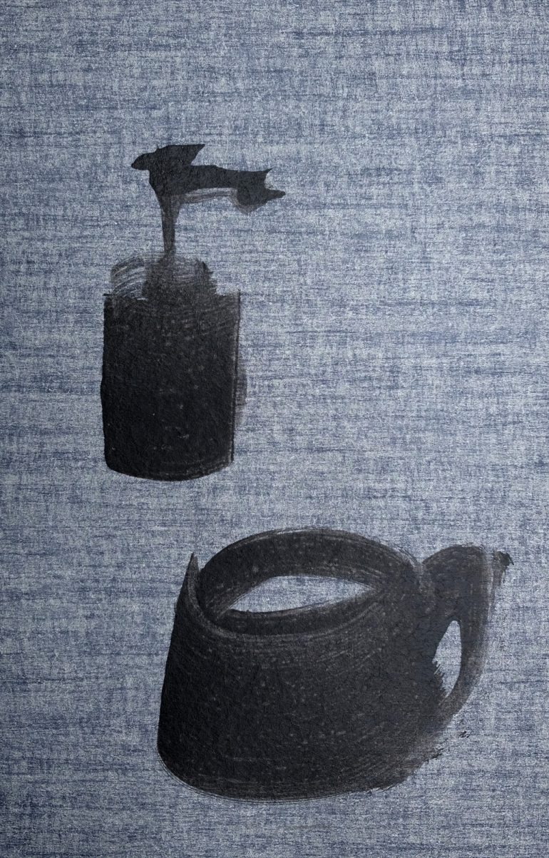 Koetzier van Hooff | Wallpaper Series | Still Life on Blue Grey