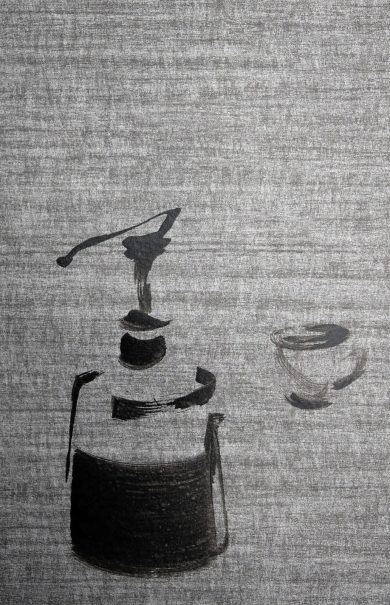 Koetzier van Hooff | Wallpaper Series | Still Life on raw Grey