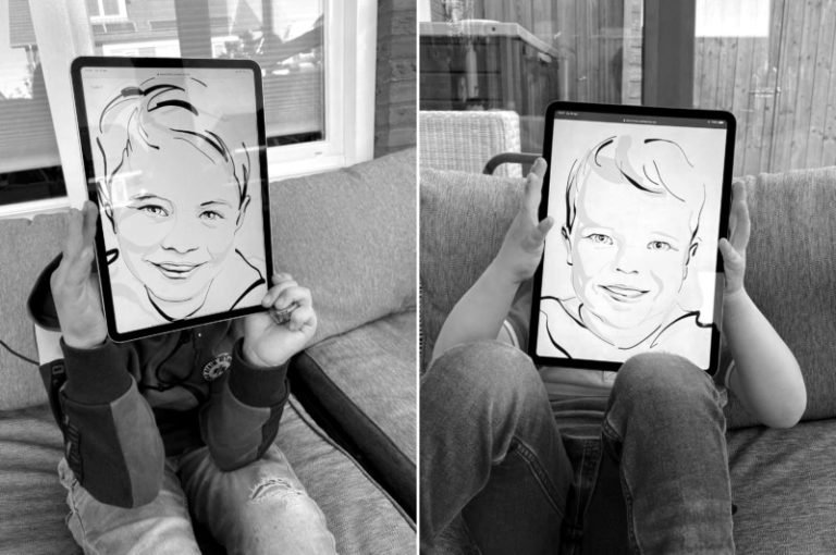 Mathijs & Bart digital portraits