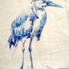Blue Heron on Sail