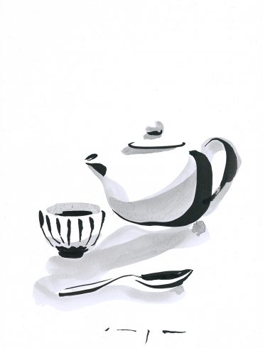 Chinese tea | Ink on Paper