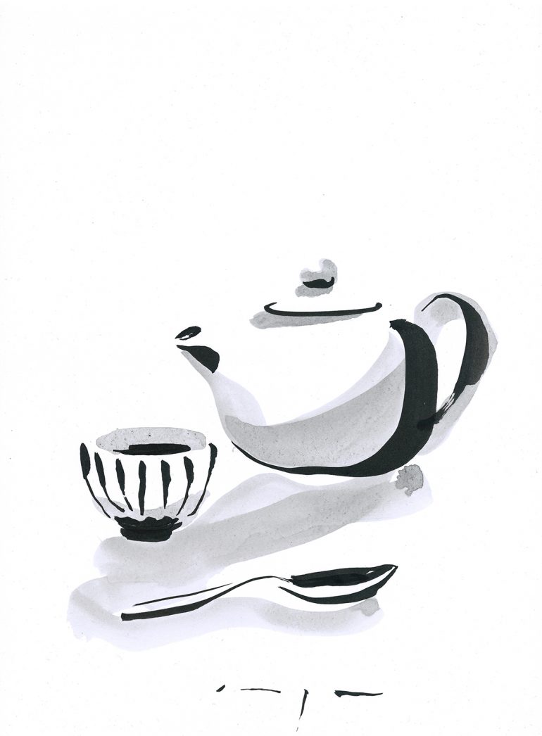 Chinese tea | Ink on Paper