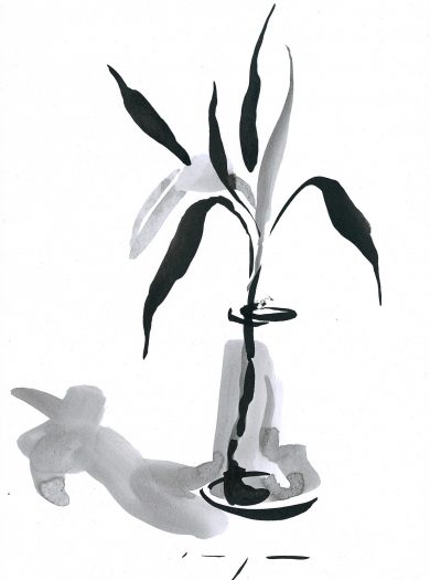 Lucky Bamboo 1 | Ink on Paper
