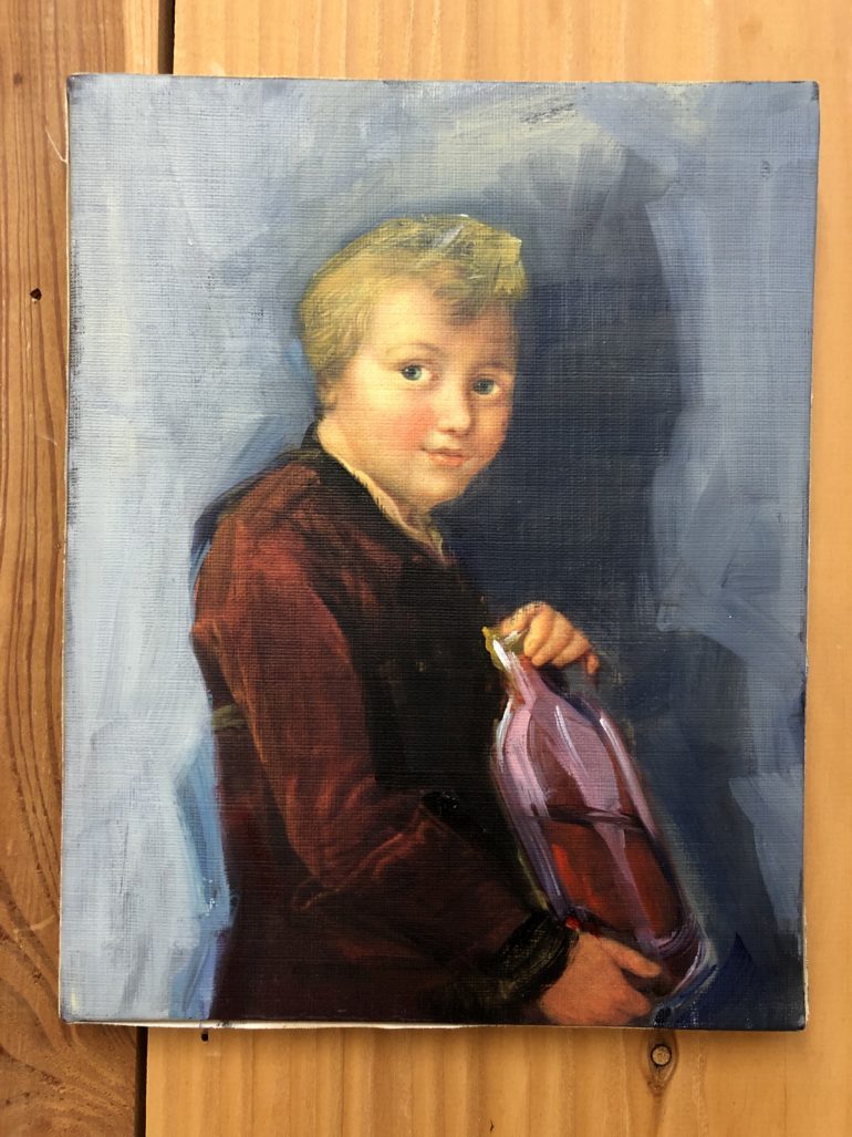 Boy with Bottle