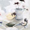 Birds and Flowers Still life | Detail Original Artwork