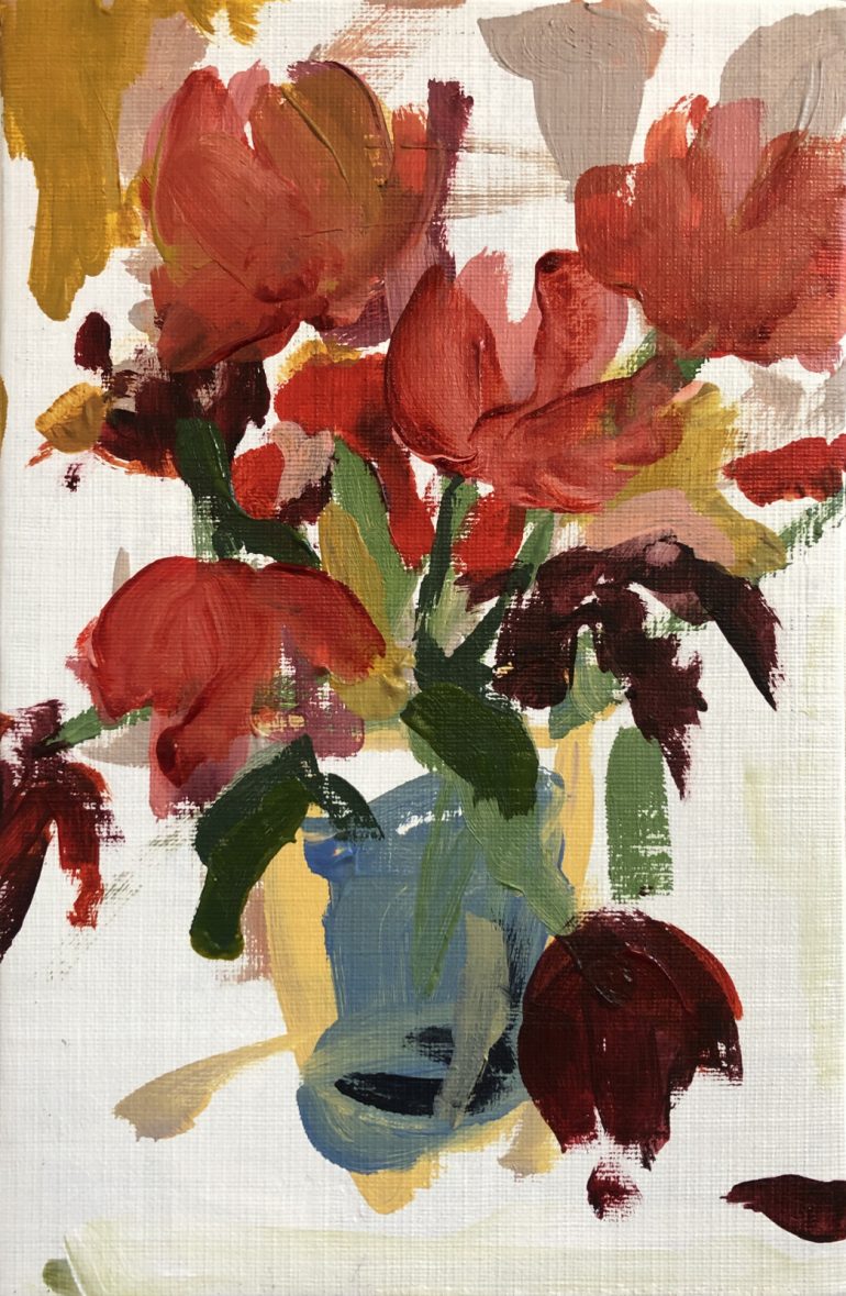 Red Flowers | Original Artwork