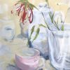 Single Flower Tea Still Life | Original Artwork