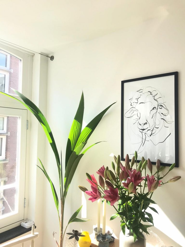 Art at an Amsterdam home