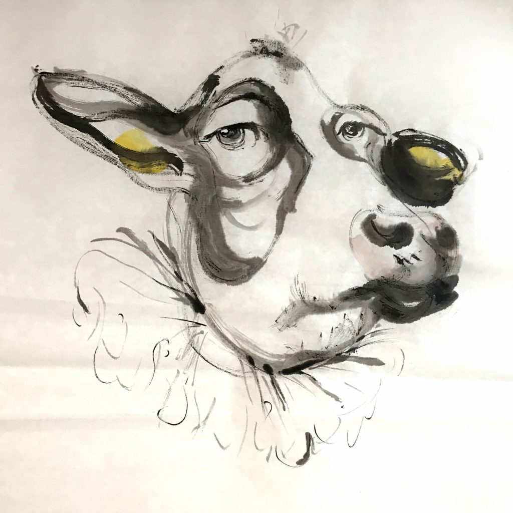 Ink Human Animal Portraits