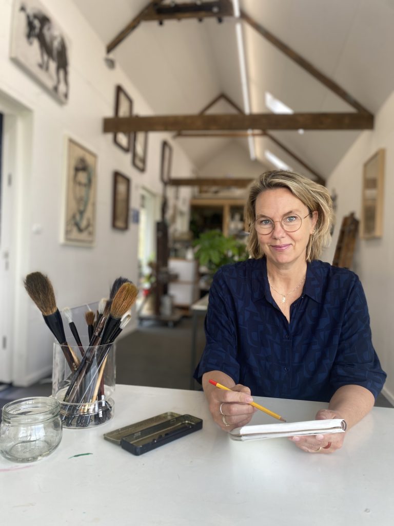 Online private art lessons studio - prive les vanuit atelier