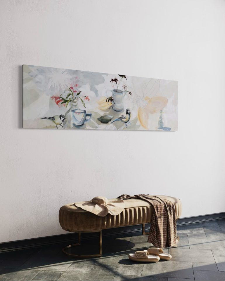 Birds and Flowers Still life - Image 4