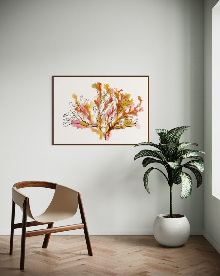 Ocean Blossom Seaweed | Art Print - Image 3