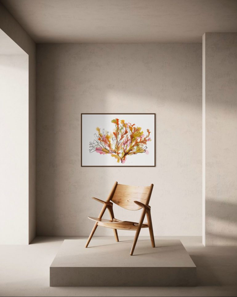 Ocean Blossom Seaweed | Art Print - Image 4