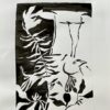 Carper under Lilies | Original art work | Ink on paper